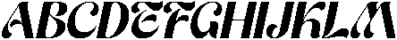 Evantic Italic otf (400) Font UPPERCASE