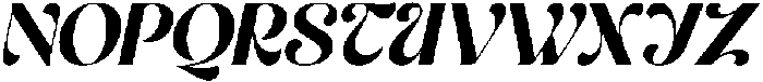 Evantic Italic otf (400) Font UPPERCASE