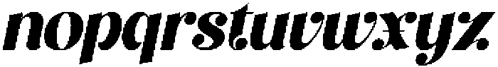 Evantic Italic otf (400) Font LOWERCASE