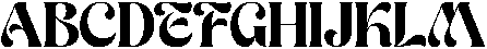 Evantic Regular otf (400) Font UPPERCASE