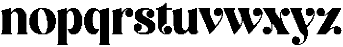 Evantic Regular otf (400) Font LOWERCASE