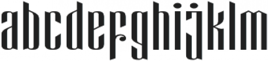 Eveagita Luxury otf (700) Font LOWERCASE