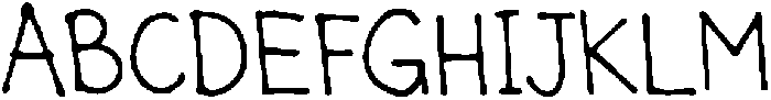 Evelina Hand Regular otf (400) Font UPPERCASE
