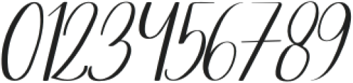 Evelloft Italic otf (400) Font OTHER CHARS