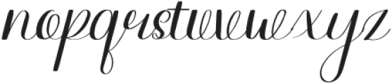 Evelloft Italic otf (400) Font LOWERCASE