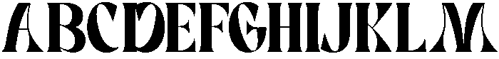 Evelyn Regular otf (400) Font UPPERCASE