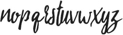 Evelyne Script otf (400) Font LOWERCASE