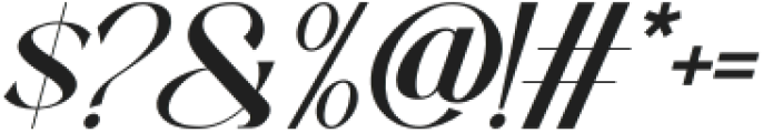 Ever Lasting Serif Italic otf (400) Font OTHER CHARS
