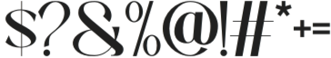 Ever Lasting Serif Regular otf (400) Font OTHER CHARS