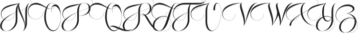 Ever Lasting Serif Regular otf (400) Font UPPERCASE