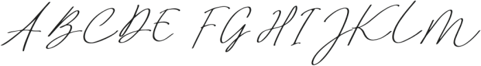 Ever Since Script otf (400) Font UPPERCASE