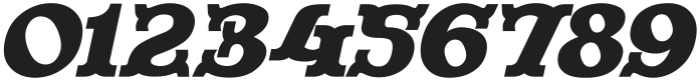 Evereast Slab-Serif Bold Italic otf (700) Font OTHER CHARS