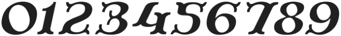 Evereast Slab-Serif Light Italic otf (300) Font OTHER CHARS