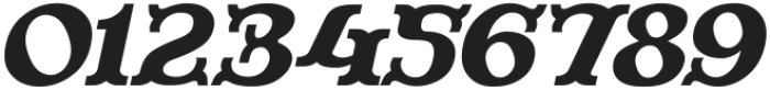 Evereast Slab-Serif Regular Italic otf (400) Font OTHER CHARS