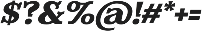 Evereast Slab-Serif Regular Italic otf (400) Font OTHER CHARS