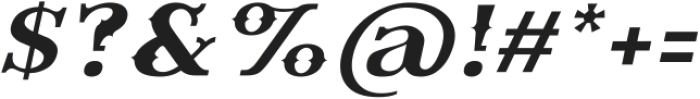 Evereast Slab-Western Light Italic otf (300) Font OTHER CHARS