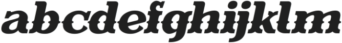 Evereast Slab-Western Regular Italic otf (400) Font LOWERCASE