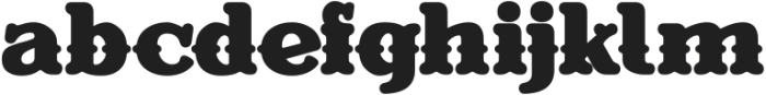 Evereast Western-Edge Bold Bold otf (700) Font LOWERCASE