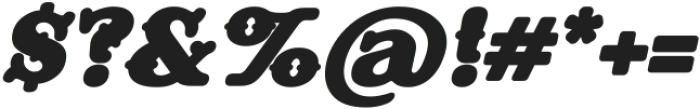 Evereast Western-Edge Bold Italic otf (700) Font OTHER CHARS