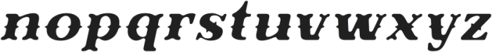 Evereast Western-Edge Light Italic otf (300) Font LOWERCASE