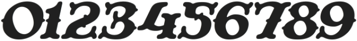 Evereast Western-Edge Regular Italic otf (400) Font OTHER CHARS