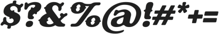 Evereast Western-Edge Regular Italic otf (400) Font OTHER CHARS