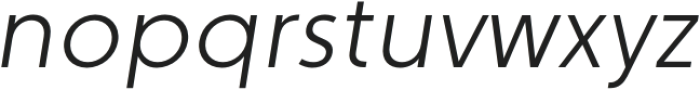 Everest Pro Light Italic otf (300) Font LOWERCASE