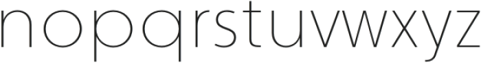 Everest Pro Thin otf (100) Font LOWERCASE