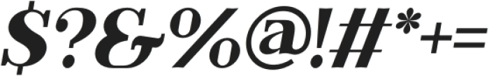 Everflow Bold Italic otf (700) Font OTHER CHARS