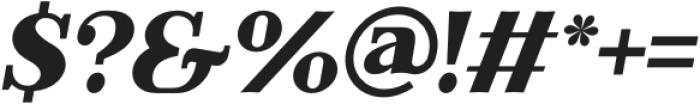 Everflow Extra Bold Italic otf (700) Font OTHER CHARS