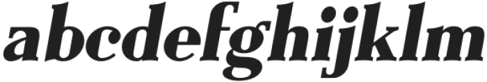 Everflow Extra Bold Italic otf (700) Font LOWERCASE