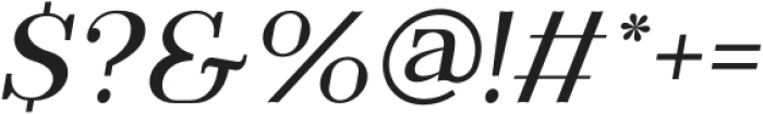 Everflow Light Italic otf (300) Font OTHER CHARS