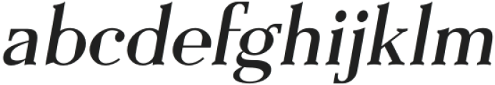 Everflow Regular Italic otf (400) Font LOWERCASE