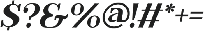 Everflow Semi Bold Italic otf (600) Font OTHER CHARS