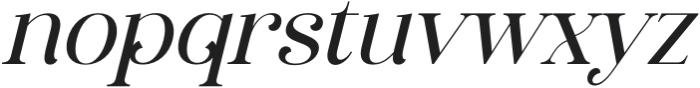 Everlast Roman Serif Italic otf (400) Font LOWERCASE