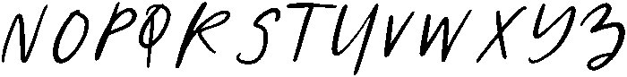 Everlasting Regular otf (400) Font UPPERCASE