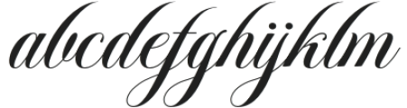 Everleigh Script Regular otf (400) Font LOWERCASE