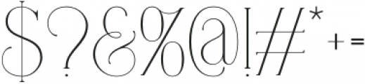 Everleigh Serif otf (400) Font OTHER CHARS