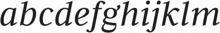 Every HEAD Regular Italic otf (400) Font LOWERCASE