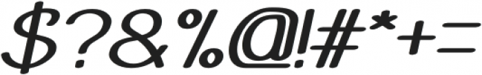 Everybody Bold Italic otf (700) Font OTHER CHARS