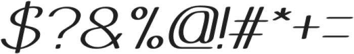 Everybody Italic otf (400) Font OTHER CHARS
