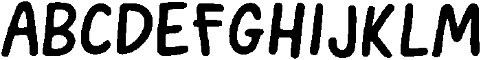 Everyday Hand otf (400) Font UPPERCASE