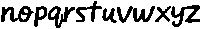 Everyday Hand otf (400) Font LOWERCASE