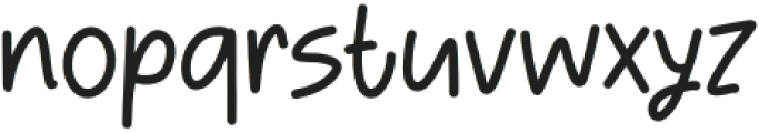 Everyday Notes Regular otf (400) Font LOWERCASE