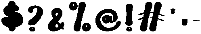 Everyday Regular otf (400) Font OTHER CHARS