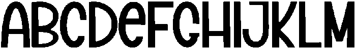 Everyday Regular otf (400) Font UPPERCASE