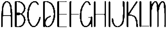 Everyday Regular otf (400) Font UPPERCASE