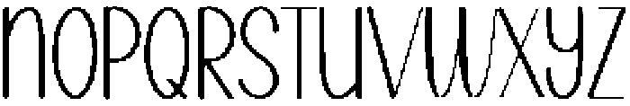 Everyday Regular otf (400) Font UPPERCASE