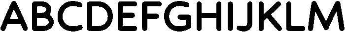 Everyday Regular otf (400) Font UPPERCASE