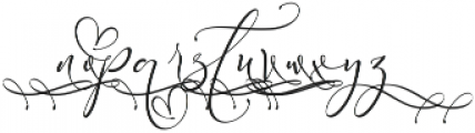 Everything Calligraphy Alternates ttf (100) Font LOWERCASE